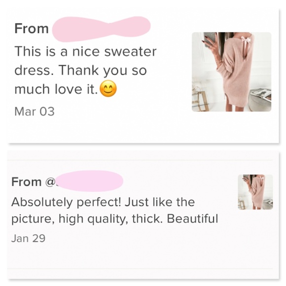 Keyhole Back Tie Pink Sweater Dress - Picture 15 of 16